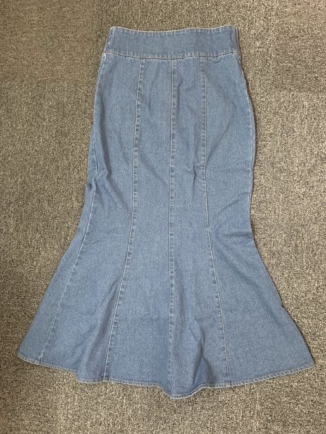 デニムマーメードスカート