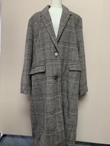 先染めメルトンコート